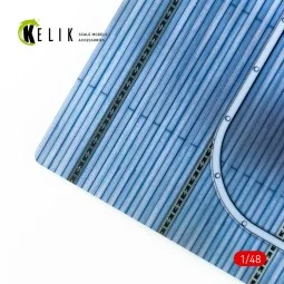 USS Gambier Bay (CVE-73) - Acrylic 3 mm (410 x 270 mm) (410 g), 1/4...