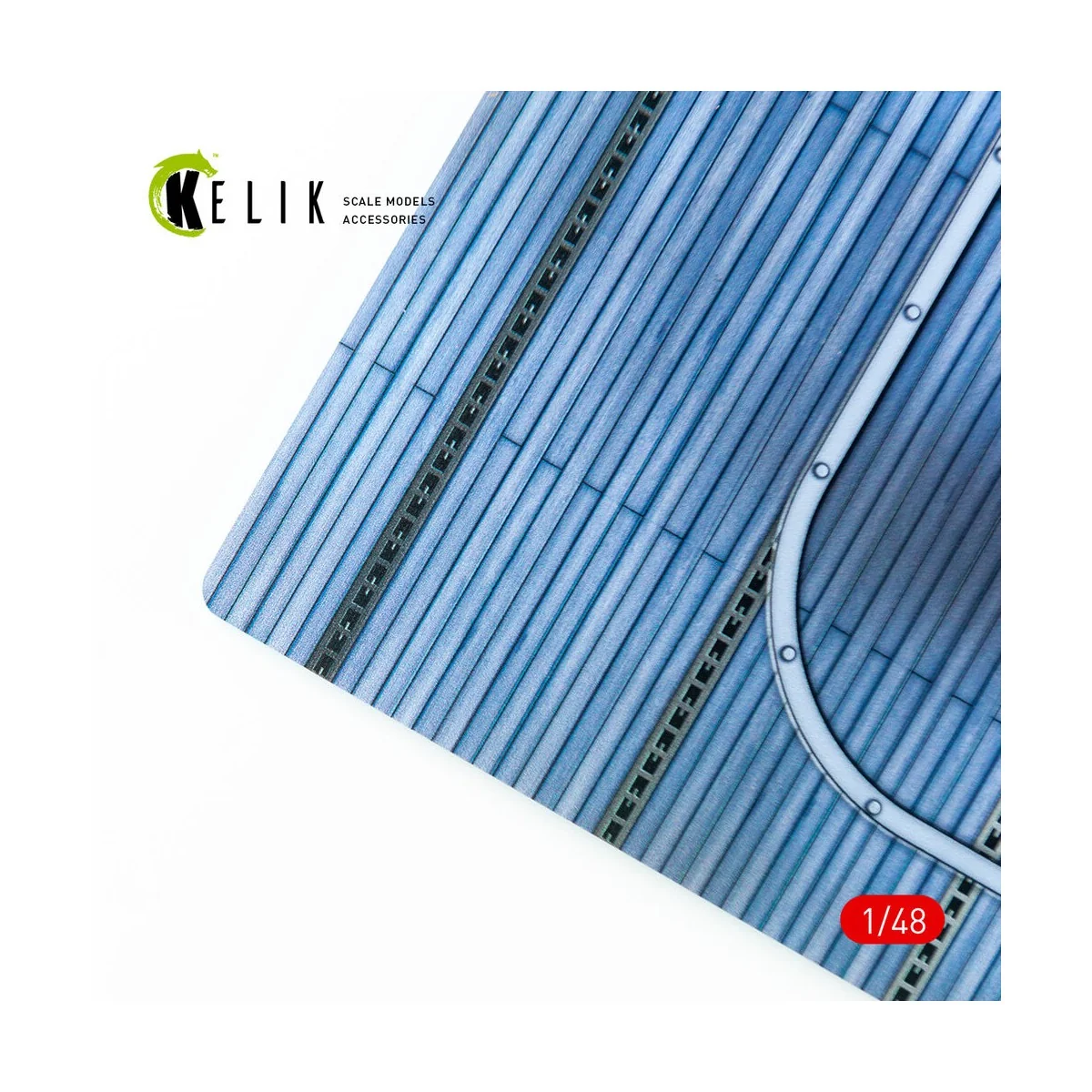 USS Gambier Bay (CVE-73) - Acrylic 3 mm (410 x 270 mm) (410 g) 1/48...