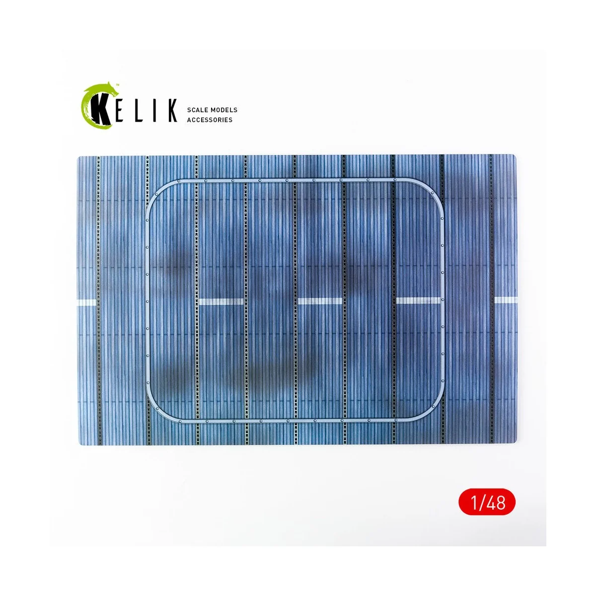 USS Gambier Bay (CVE-73) - Acrylic 3 mm (410 x 270 mm) (410 g) 1/48...