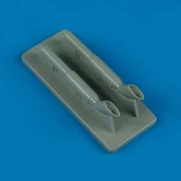 C-47 Skytrain exhaust for Trumpeter, 1/48 - Quickboost QB48 347