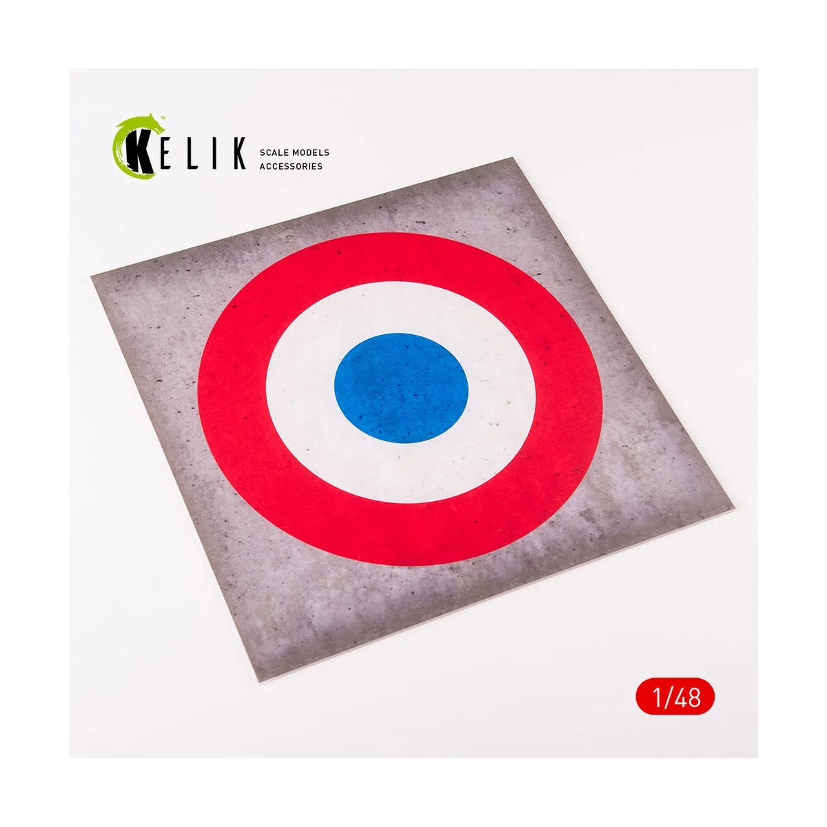 France Roundel - Acrylic 3 mm (240 x 240 mm) (190g) (1/72 - 1/48), ...