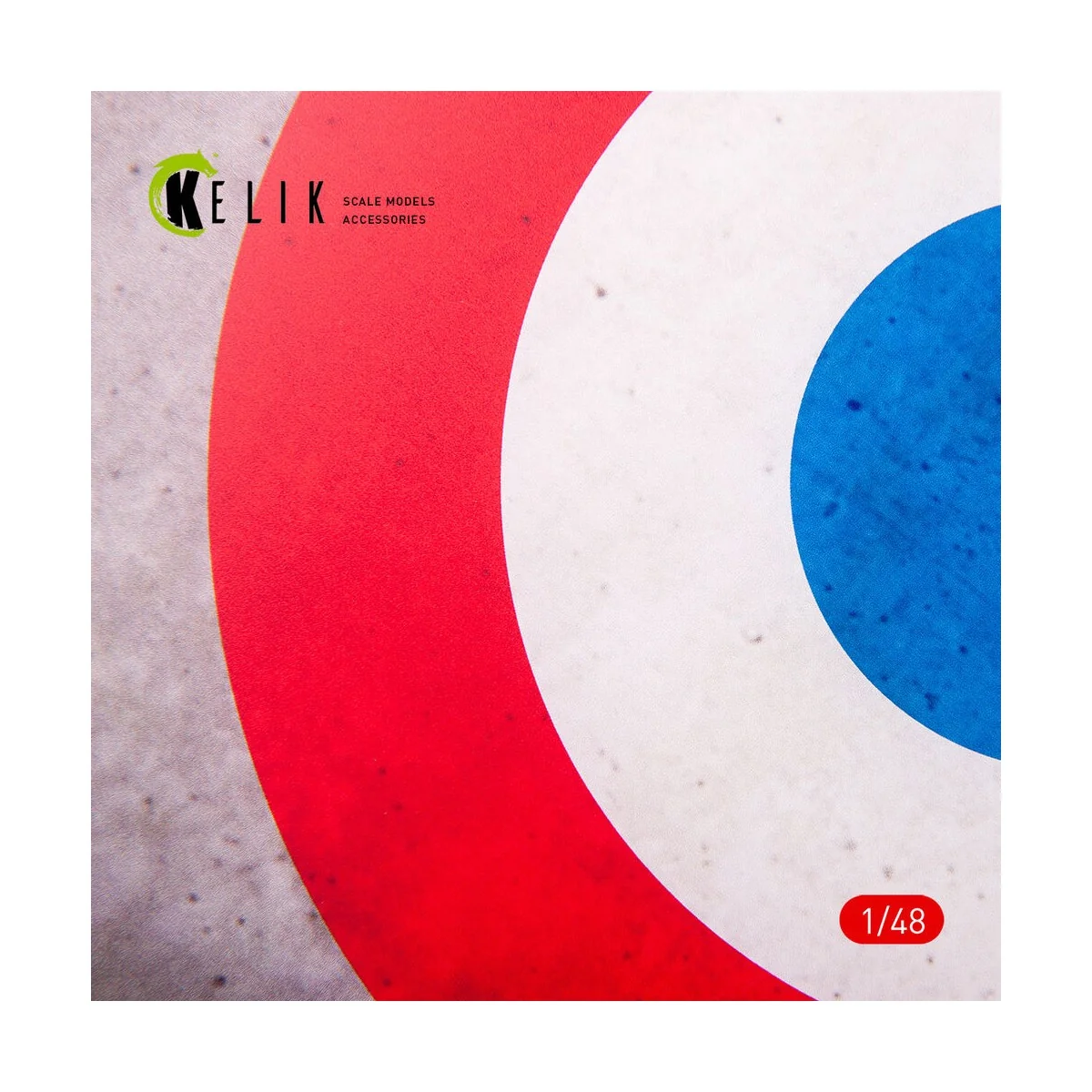 France Roundel - Acrylic 3 mm (240 x 240 mm) (190g) (1/72 - 1/48), ...