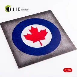 Canada Roundel - Acrylic 3 mm (240 x 240 mm) (190g) (1/72 - 1/48), ...