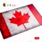 Canada Flag - Base - Acrylic 3 mm (410 x 270 mm) (410 g) (1/72 - 1/...