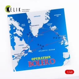 Operation Bolero WWII era - Acrylic 3 mm (240 x 240 mm) (190g) (1/7...