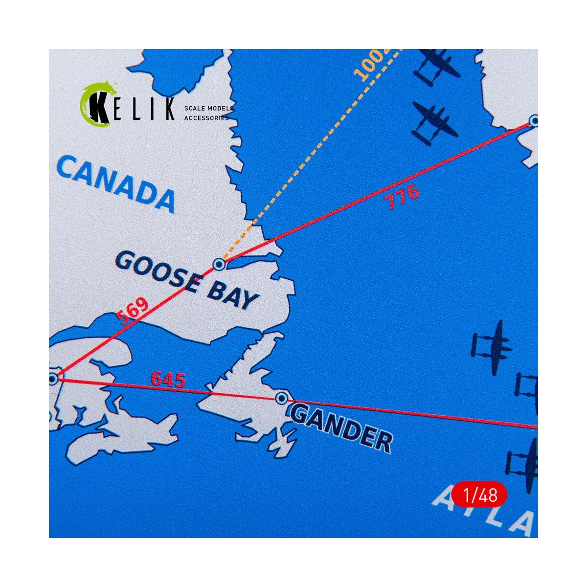 Operation Bolero WWII era - Acrylic 3 mm (240 x 240 mm) (190g) (1/7...