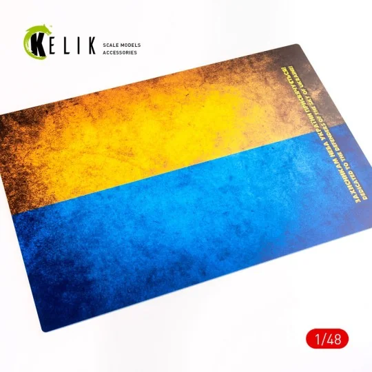 Ukraine Flag - Base - Acrylic 3 mm (410 x 270 mm) (410 g) (1/72 - 1... Ukraine Flag - Base - Acrylic 3 mm (410 x 270 mm) (410 g) (1/72 - 1...