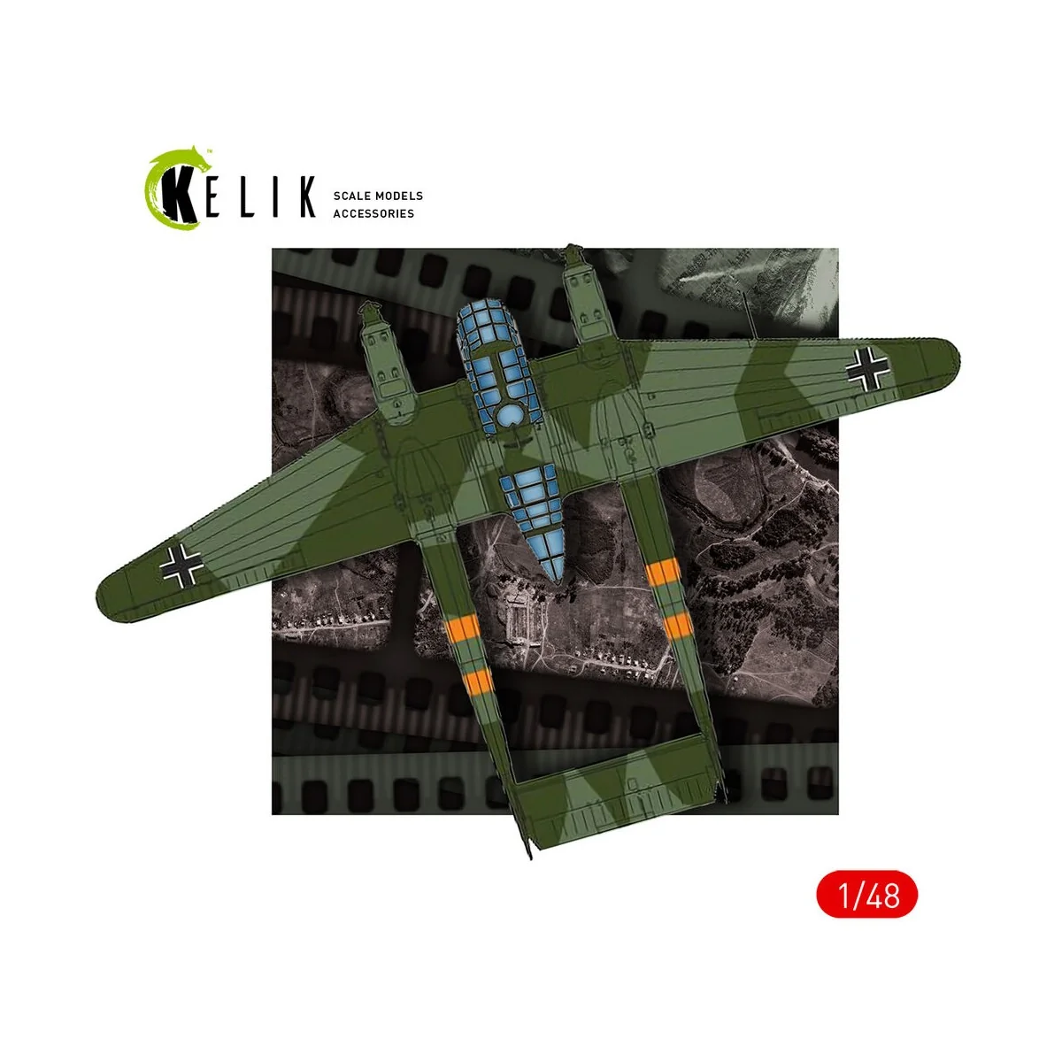 Photoreconnaisance Plane Stand - Base - Acrylic 3 mm (240 x 240 mm)...