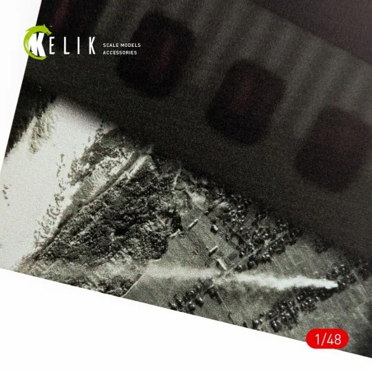 Photoreconnaisance Plane Stand - Base - Acrylic 3 mm (240 x 240 mm)...