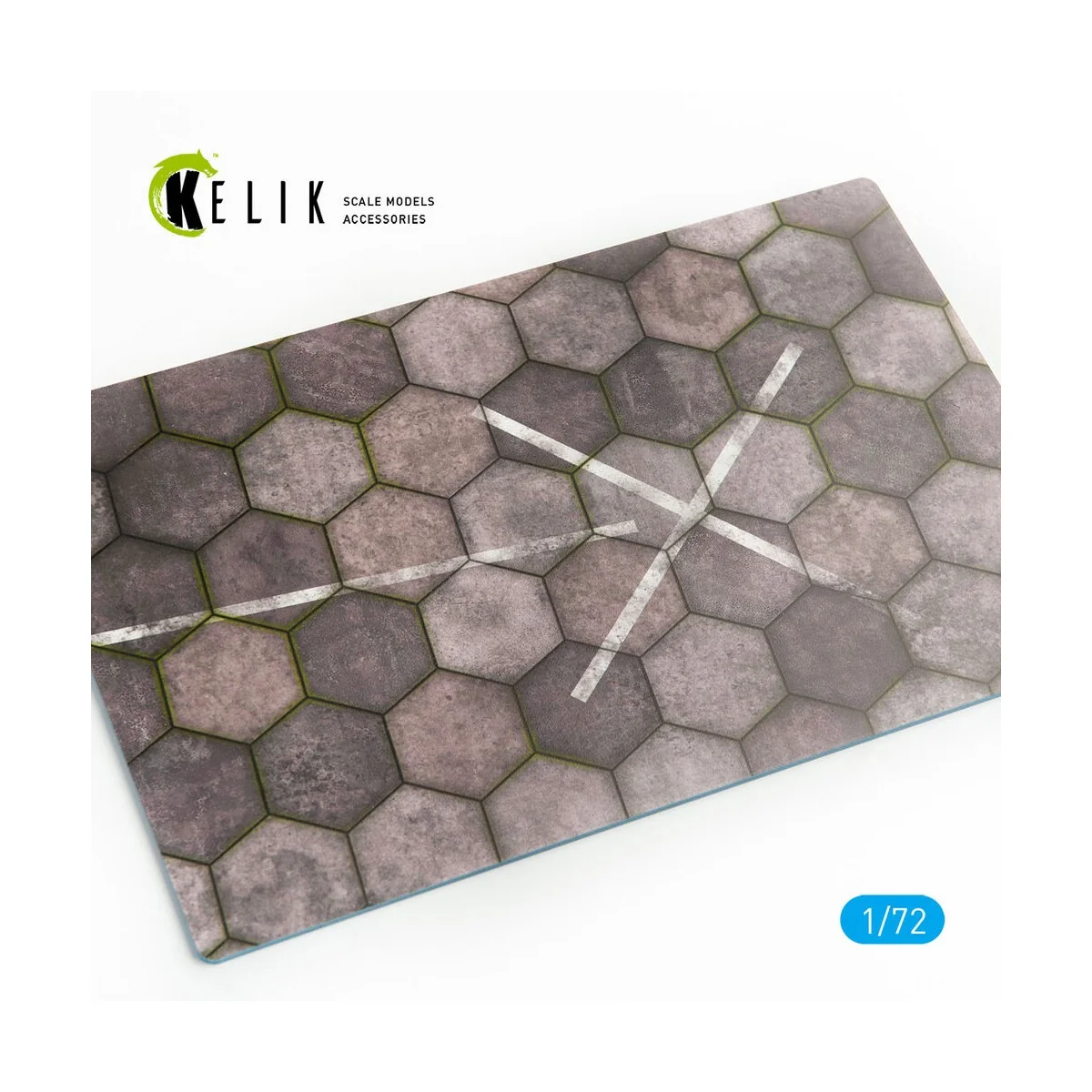 Hexagonnal concrete plates for Aircraft and Helicopters Base - Acry...