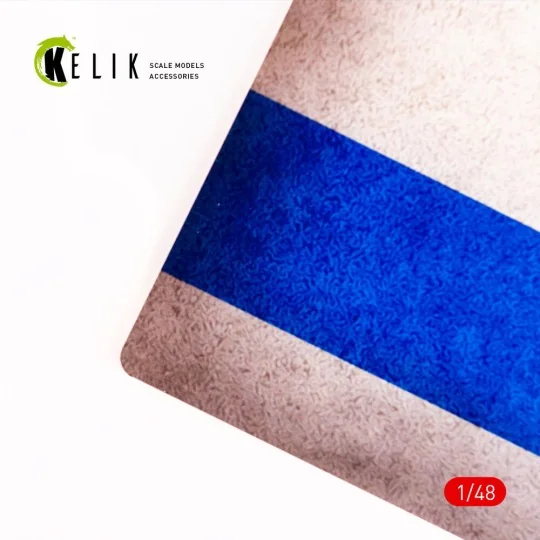 Israel Flag - Base - Acrylic 3 mm (410 x 270 mm) (410 g) (1/72 - 1/...