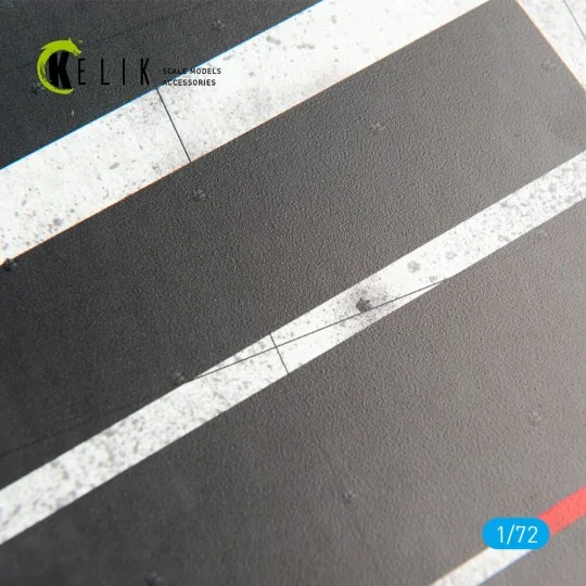 Deck of the aircraft carrier type Nimitz Base - Acrylic 3 mm (280 x...