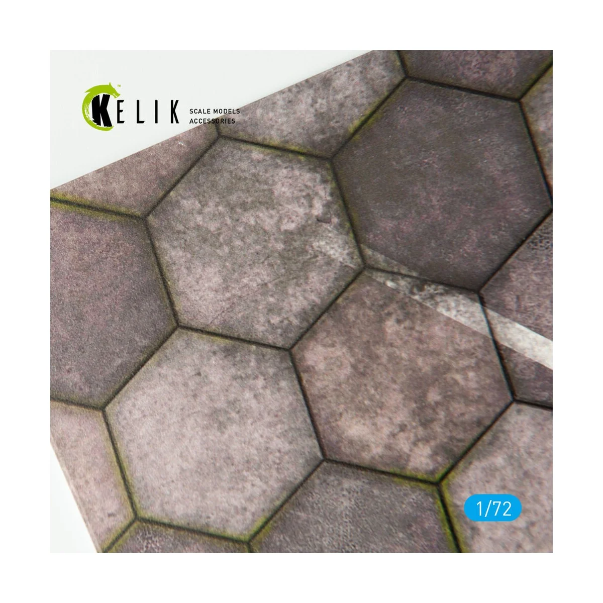 Hexagonnal concrete plates for Aircraft and Helicopters Base - Acry...