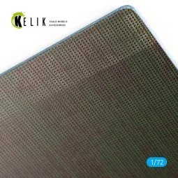 K-1-D Base - Acrylic 3 mm (280 x 180 mm) (170 g) 1/72 - Kelik KS72008