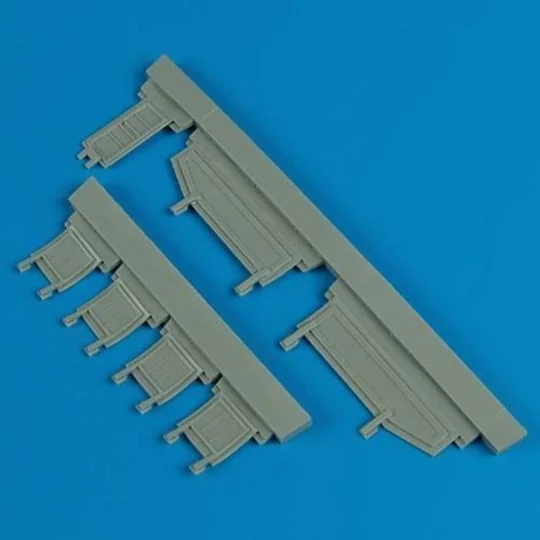 Fw Ta 154 undercarriage covers (DRA/REV), 1/48 - Quickboost QB48 365