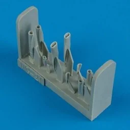 MiG-21MF air scoops for Eduard, 1/48 - Quickboost QB48 367