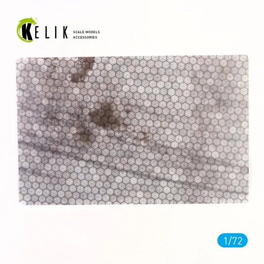 Swiss hexagonal concrete parking place Base - Acrylic 3 mm (280 x 1... Swiss hexagonal concrete parking place Base - Acrylic 3 mm (280 x 1...