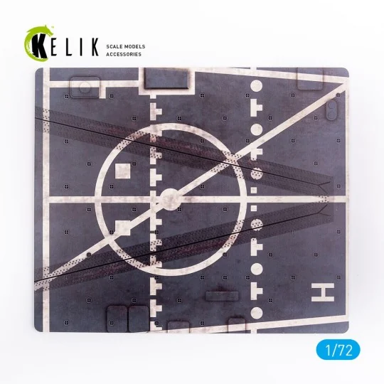 Arleygh Burke-class Base - Acrylic 3 mm (180 x 214 mm) 1/72 - Kelik...