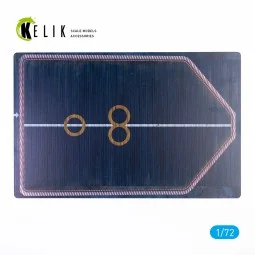 USS Bon Homme Richards (CV-31) 1962 - Base - Acrylic 3 mm (280 x 18...