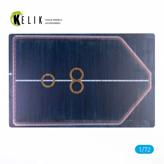 USS Bon Homme Richards (CV-31) 1962 - Base - Acrylic 3 mm (280 x 18...