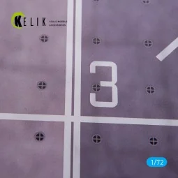 HMS Queen Elizabeth R08 type 1 - Base - Acrylic 3 mm (280 x 180 mm)...