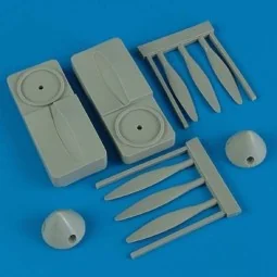 P-38 Lightning propeller w/tool (HAS) - Quickboost QB48 381