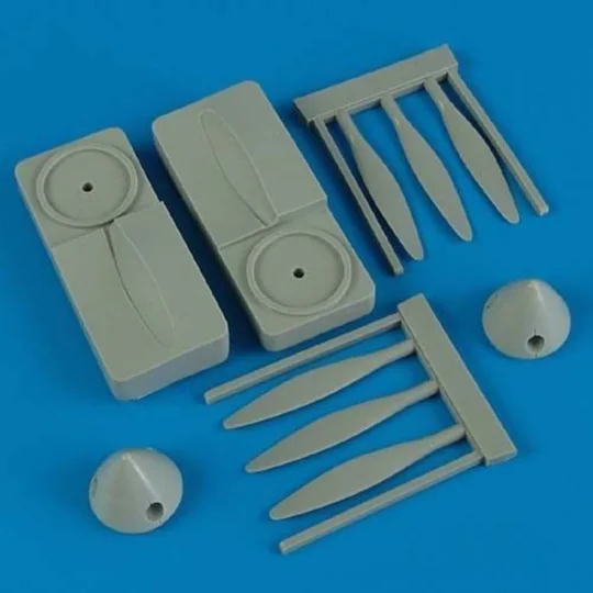 P-38 Lightning propeller w/tool (HAS), 1/48 - Quickboost QB48 381