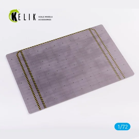 HMAS Canberra (LHD-02) Rear Lift - Base - Acrylic 3 mm (280 x 180 m...