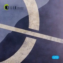 HMS Furious (CV-3) 1942 Type 1 - Base - Acrylic 3 mm (280 x 180 mm)...