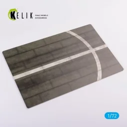 HMS Argus 1943 Type 2 - Base - Acrylic 3 mm (280 x 180 mm) (170 g),...