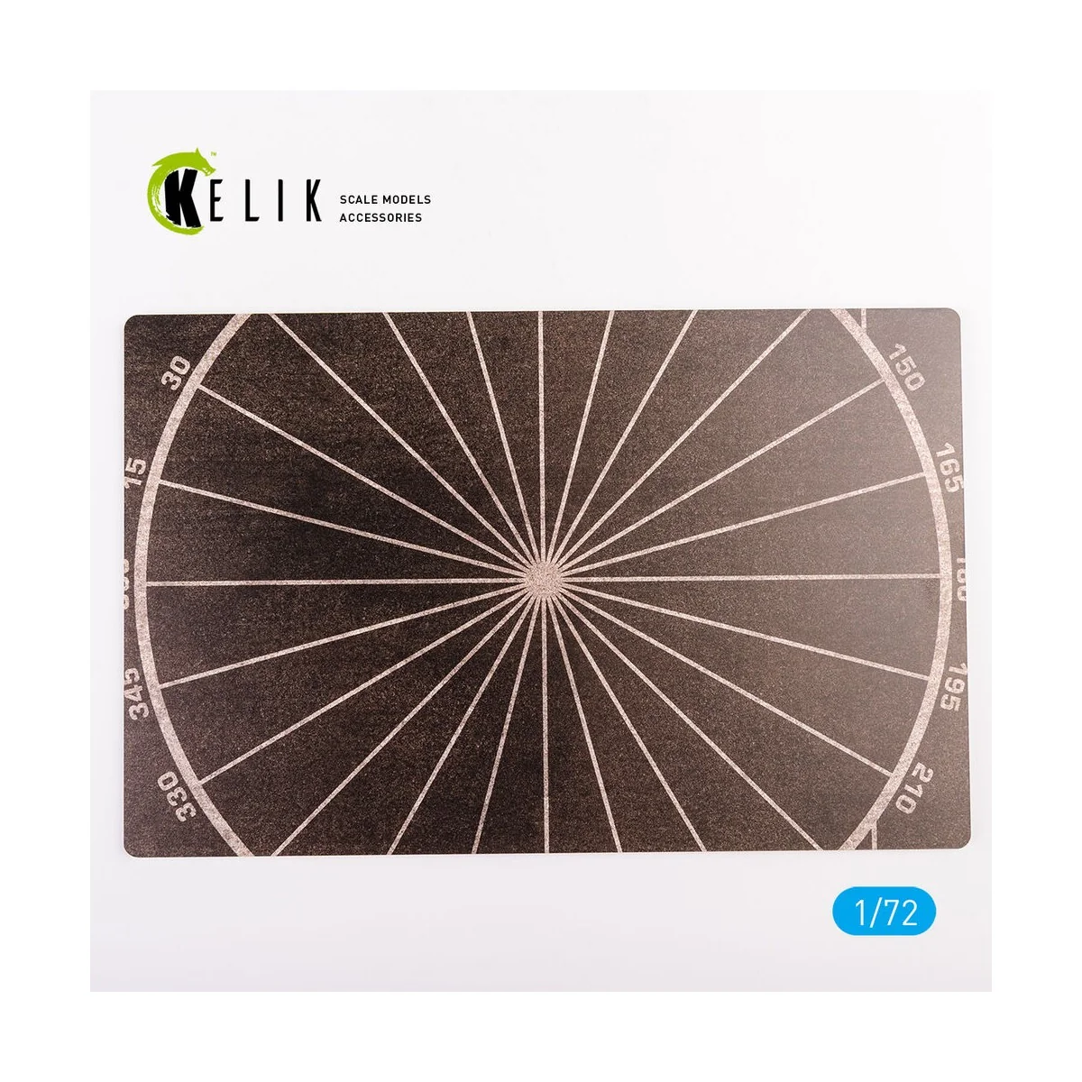 Compass calibration circle - Base - Acrylic 3 mm (280 x 180 mm) (17...