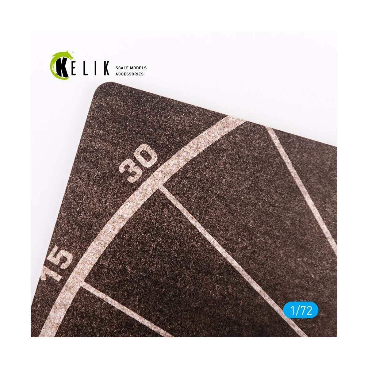 Compass calibration circle - Base - Acrylic 3 mm (280 x 180 mm) (17...