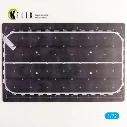 JMSDF Hyuga (DDH 181) front lift - Base - Acrylic 3 mm (280 x 180 m...