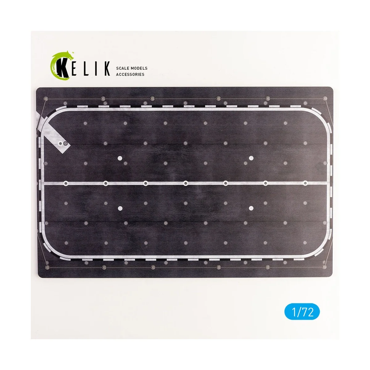 JMSDF Hyuga (DDH 181) front lift - Base - Acrylic 3 mm (280 x 180 m...