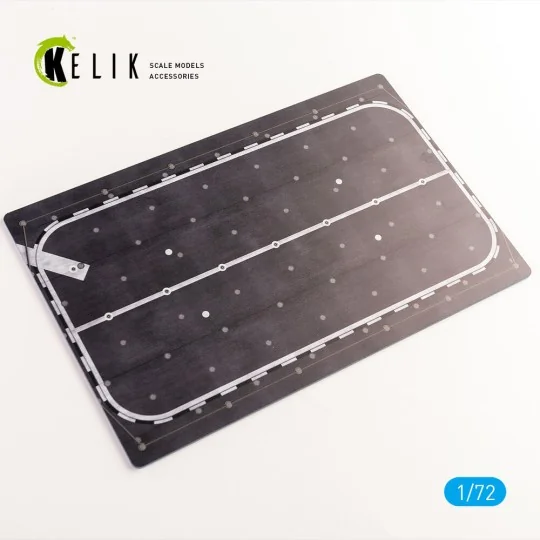 JMSDF Hyuga (DDH 181) front lift - Base - Acrylic 3 mm (280 x 180 m...