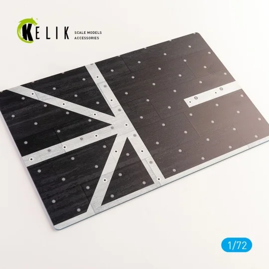 JMSDF Hyuga (DDH 181) Deck - Base - Acrylic 3 mm (280 x 180 mm) (17...