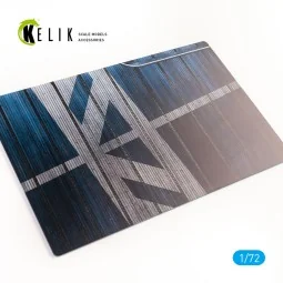 USS Antietam (CV-36) 1953 type 1 - Base - Acrylic 3 mm (280 x 180 m...