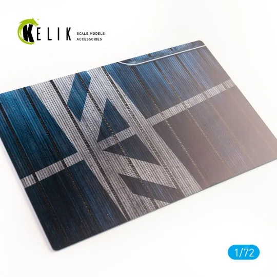 USS Antietam (CV-36) 1953 type 1 - Base - Acrylic 3 mm (280 x 180 m...