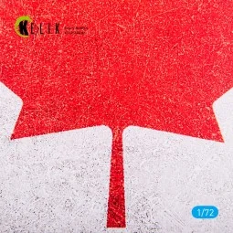 Canada Flag - Base - Acrylic 3 mm (280 x 180 mm) (170 g), 1/72 - Ke...