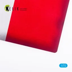 France Flag - Base - Acrylic 3 mm (280 x 180 mm) (170 g) 1/72 - Kel...