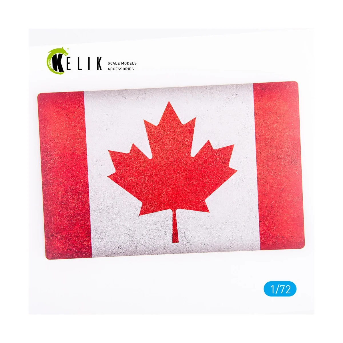 Canada Flag - Base - Acrylic 3 mm (280 x 180 mm) (170 g) 1/72 - Kel...