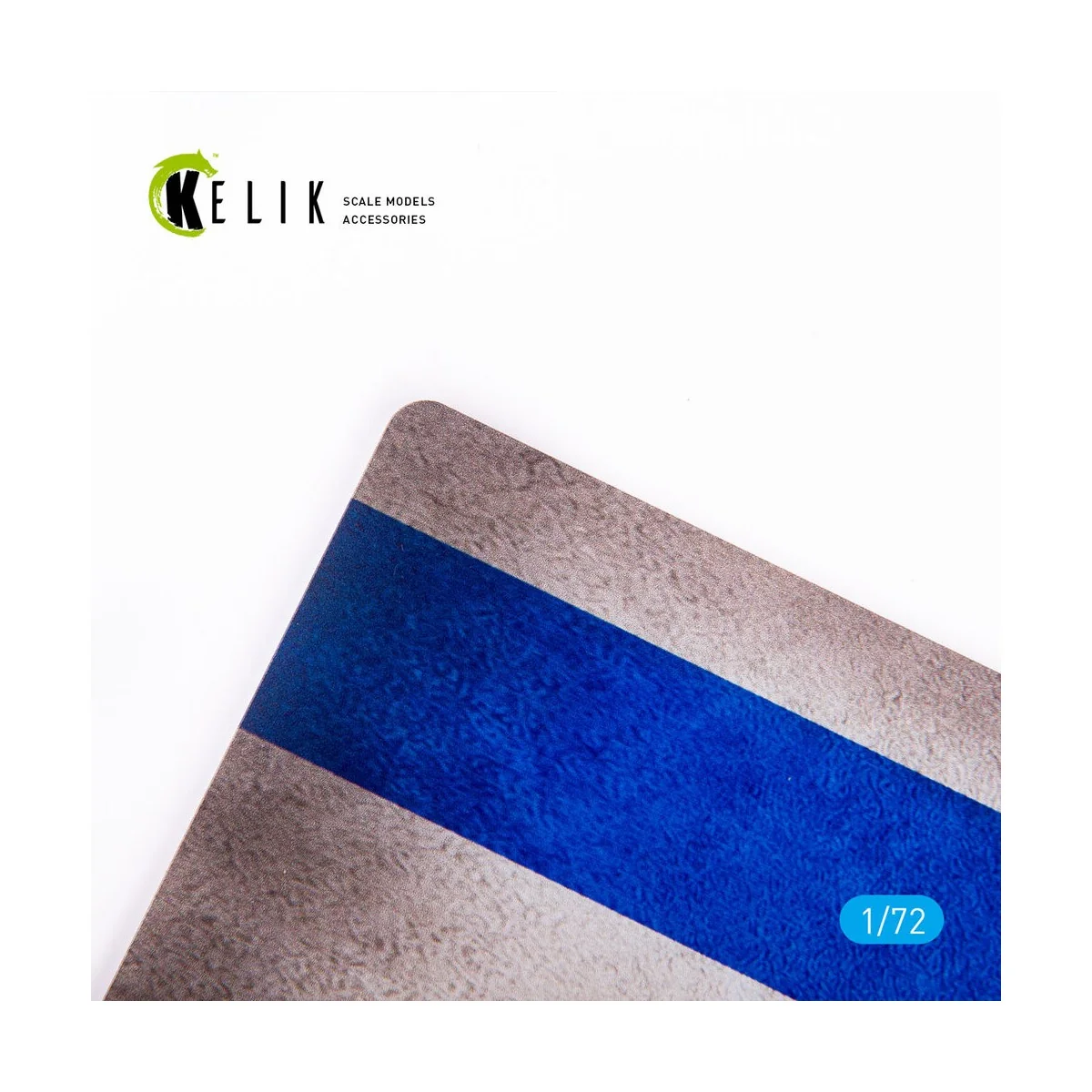 Israel Flag - Base - Acrylic 3 mm (280 x 180 mm) (170 g) 1/72 - Kel...