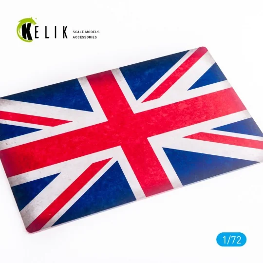 Great Britain Flag - Base - Acrylic 3 mm (280 x 180 mm) (170 g) 1/7...