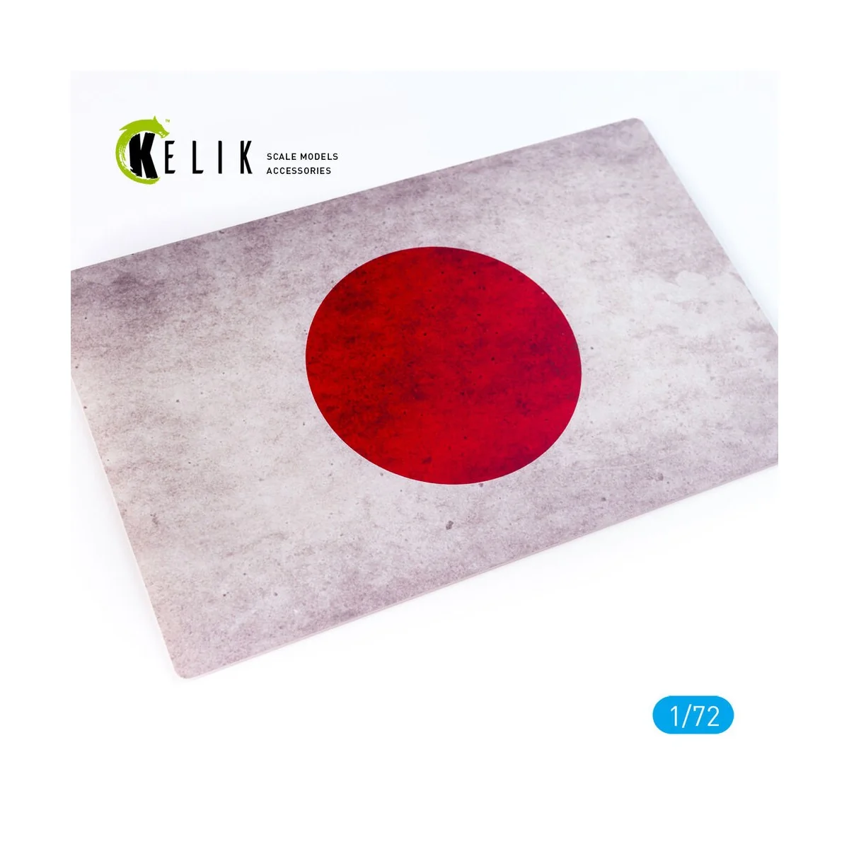 Japan Flag - Base - Acrylic 3 mm (280 x 180 mm) (170 g) 1/72 - Keli...