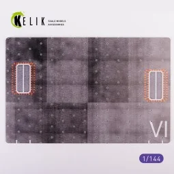 CVN 78 Gerald Ford Type 1 - Base - Acrylic 3 mm (280 x 180 mm) (170...