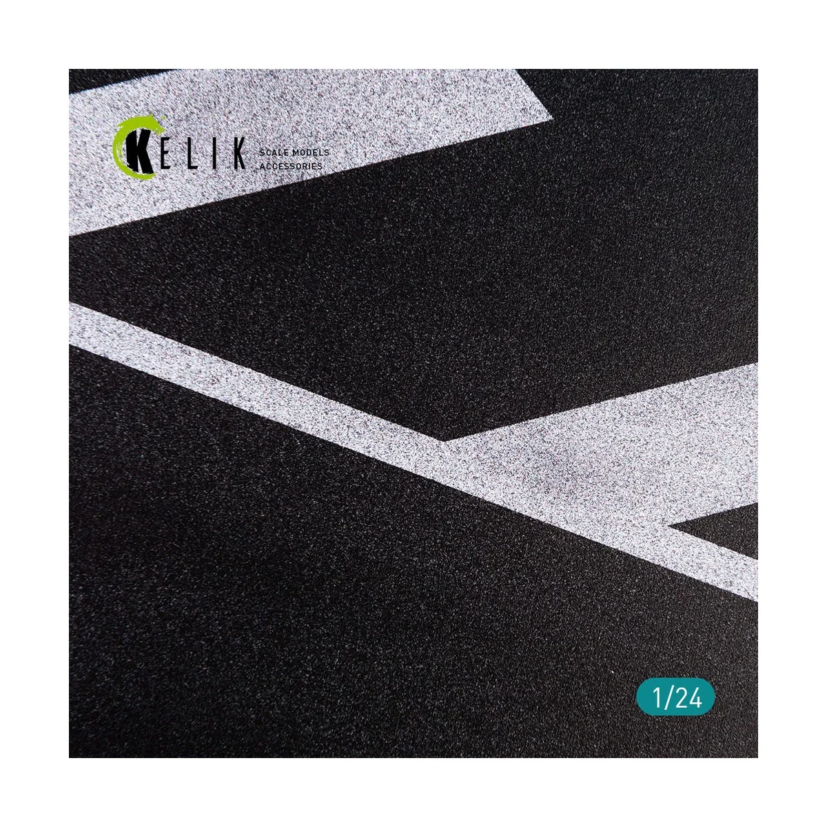 Asphalt road race track Base - Acrylic 3 mm (180 x 357 mm) 1/24 - K...