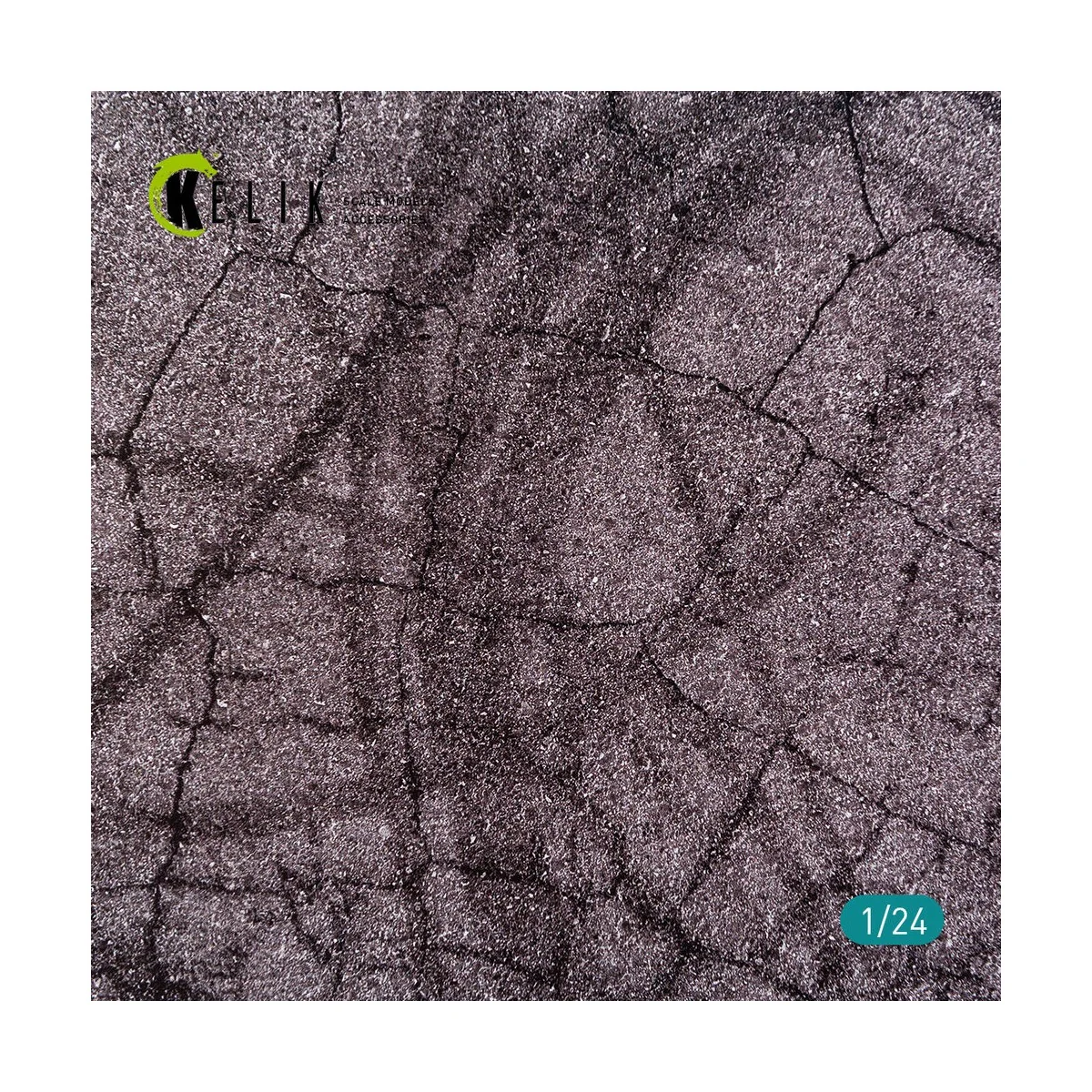 Cracked asphalt Base - Acrylic 3 mm (180 x 357 mm) (210 g), 1/24 - ... Cracked asphalt Base - Acrylic 3 mm (180 x 357 mm) (210 g), 1/24 - ...