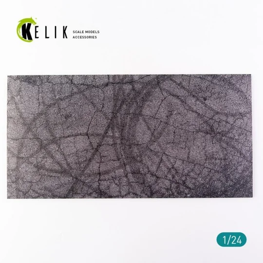 Cracked asphalt Base - Acrylic 3 mm (180 x 357 mm) (210 g), 1/24 - ... Cracked asphalt Base - Acrylic 3 mm (180 x 357 mm) (210 g), 1/24 - ...