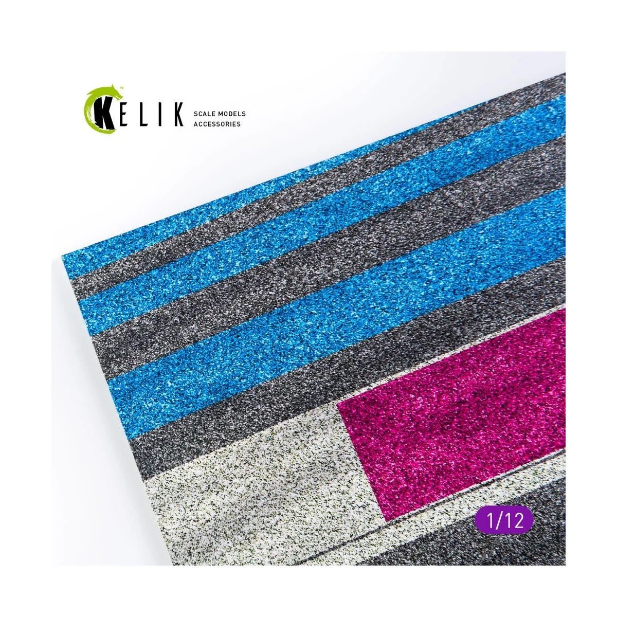 Asphalt road Moto race track type 3 Base - Acrylic 3 mm (180 x 357 ...