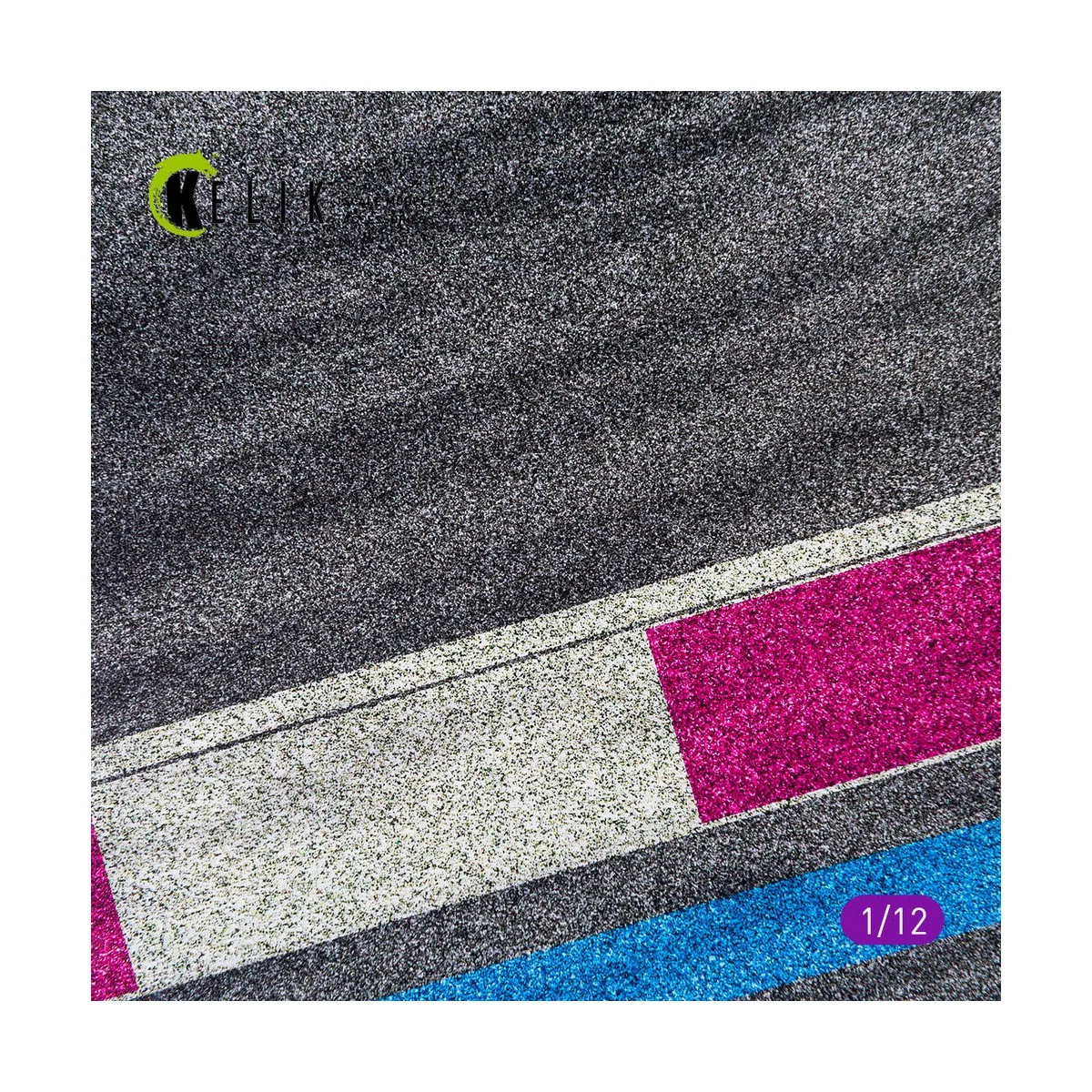 Asphalt road Moto race track type 3 Base - Acrylic 3 mm (180 x 357 ...